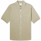 Norse Projects Men's Rollo Cotton Linen Short Sleeve Shirt in Clay
