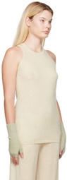 Frenckenberger Off-White Cashmere Tank Top