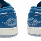 Air Jordan Men's 1 LOW SE Sneakers in White/Blue/Sail