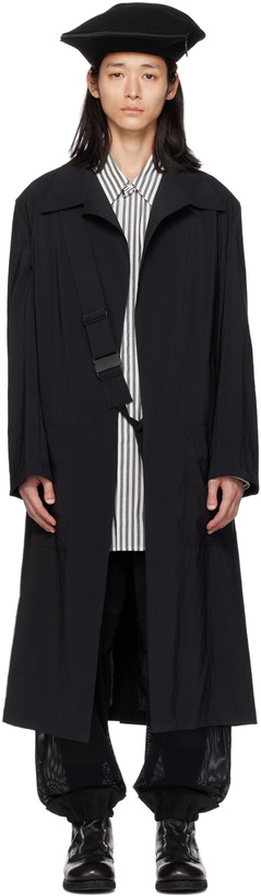 Photo: Y's Black High Twist Coat