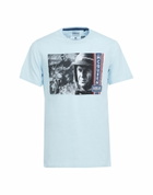 Barbour Mens T-shirt Sky in Blue