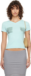Fruity Booty Blue 'Jugs' T-shirt