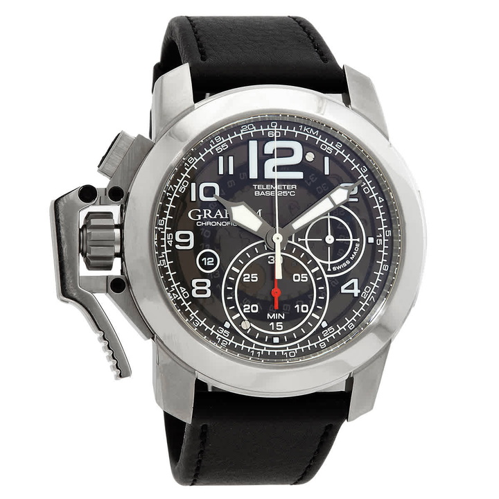 Photo: Graham Chronofighter Oversize Target Chronograph Black Skeleton Dial Automatic Mens Watch 2CCAS.B36A