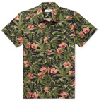 A.P.C. - Midway Slim-Fit Printed Cotton-Ripstop Shirt - Green