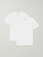FULLCOUNT - Two-pack Cotton-Jersey T-Shirt - White