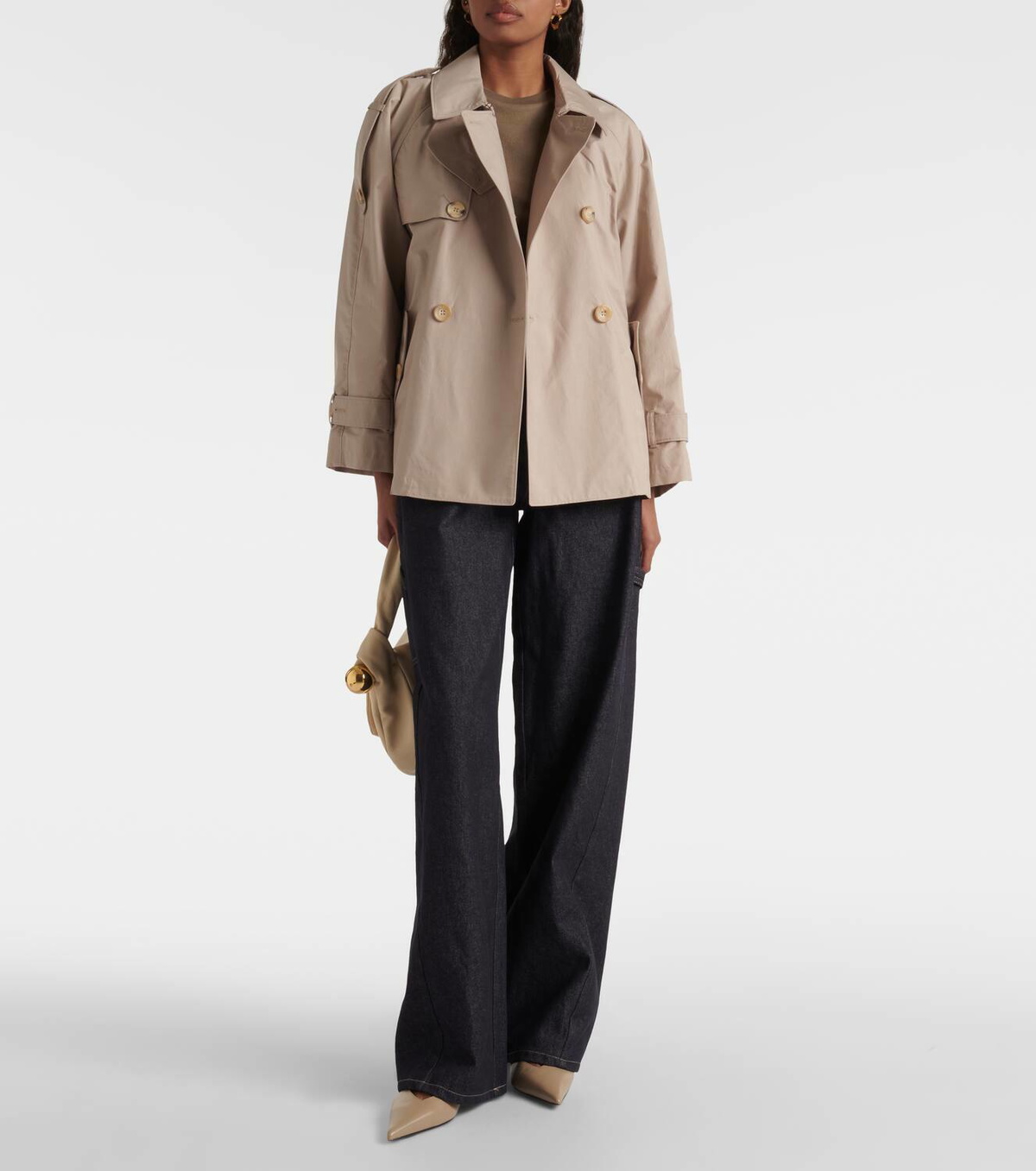 Max Mara The Cube Dtrench twill trench coat Max Mara