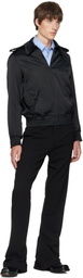 AARON ESH Black Puddle Trousers