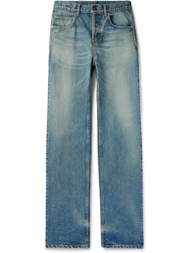 Photo: SAINT LAURENT - Straight-Leg Jeans - Blue