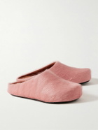 Marni - Fussbett Calf Hair Slippers - Pink
