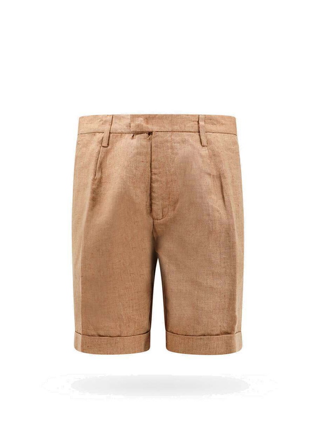 Photo: Nugnes 1920 Brown Bermuda Shorts Mens Bermuda Short