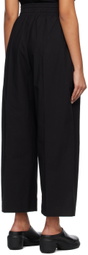 Subtle Le Nguyen Black Drawstring Lounge Pants