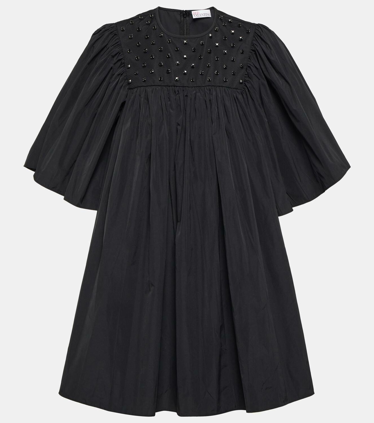 REDValentino Embellished taffeta minidress