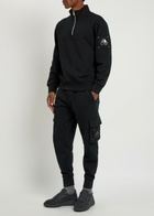 Moose Knuckles Hartsfield Tapered-leg Cotton Cargo Sweatpants Black