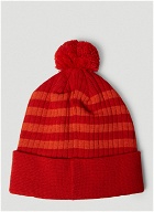Liberal Youth Ministry - Striped Beanie Hat in Red