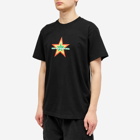 Awake NY Men's Star Logo T-Shirt in Black