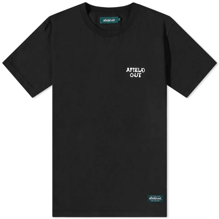 Photo: Afield Out Men's Ripple T-Shirt in Black