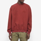 Represent Men's Blank Crew Sweat in Vintage Red