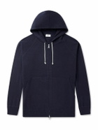Ghiaia Cashmere - Cashmere Zip-Up Hoodie - Blue