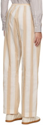 TOTEME Tan Drawstring Lounge Pants