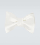 Brunello Cucinelli Cotton and silk satin bow tie