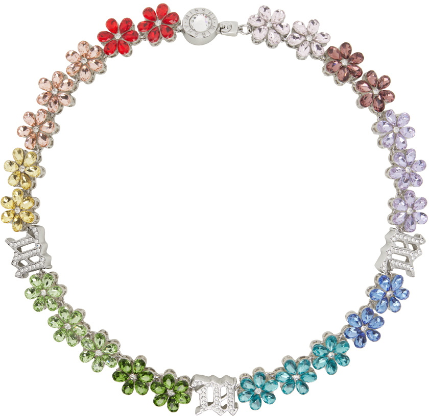 MISBHV Rainbow Ice クリスタル チョーカー MISBHV Multicolor Rainbow Flower Choker MISBHV