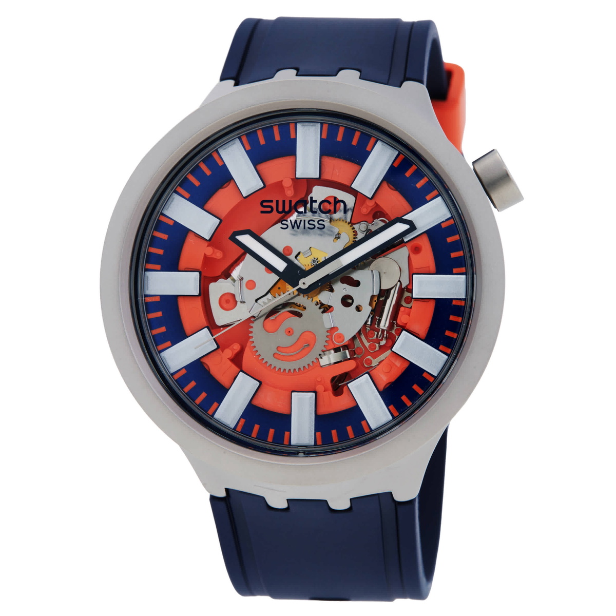 Swatch Orange In The Works Quartz Watch SB07S114