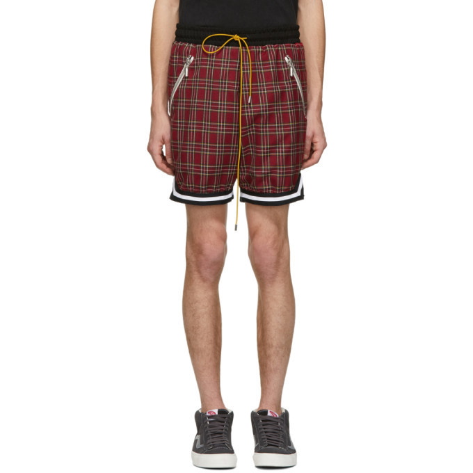 Photo: Rhude Red Plaid Shorts