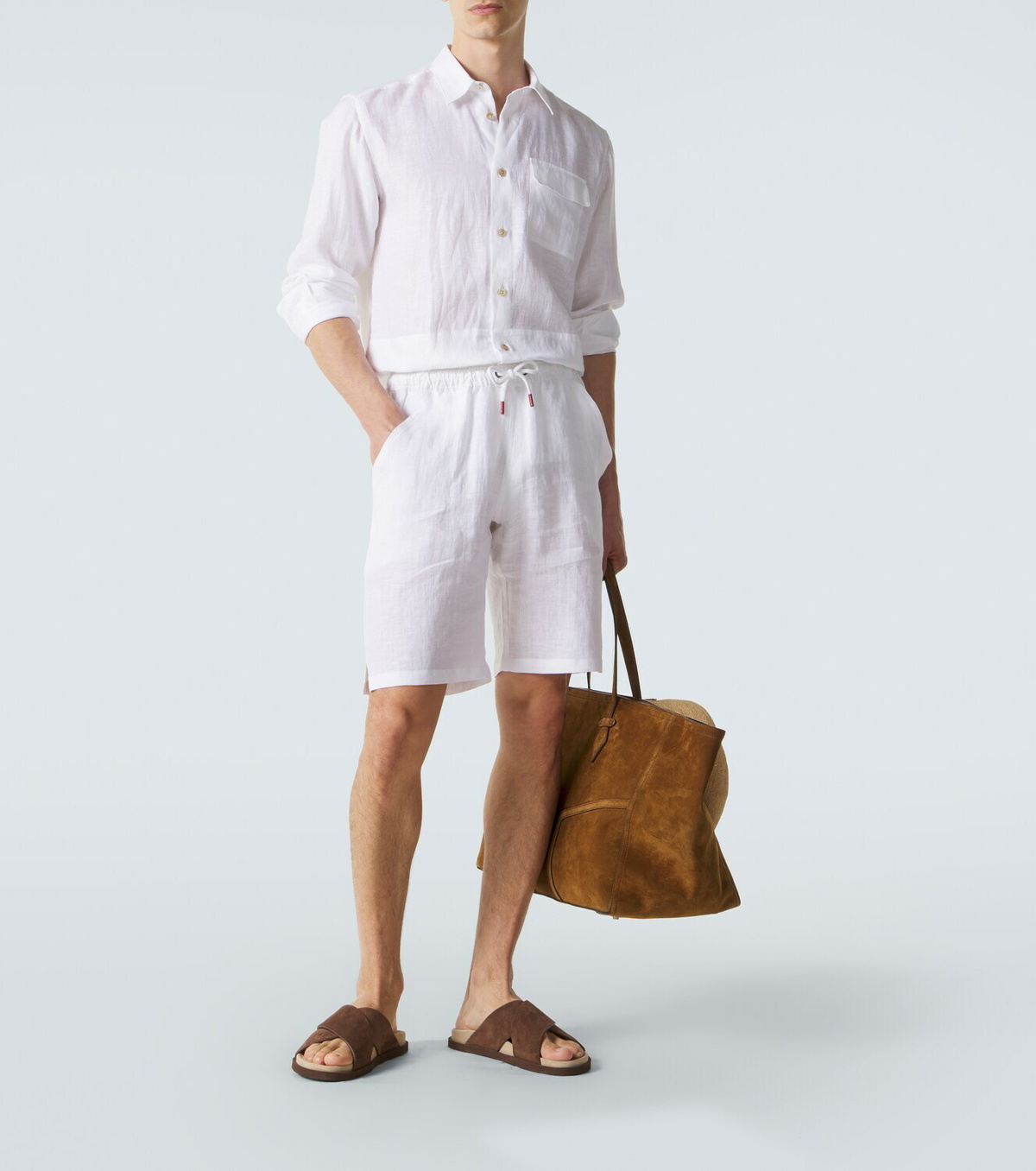 Kiton Linen shorts