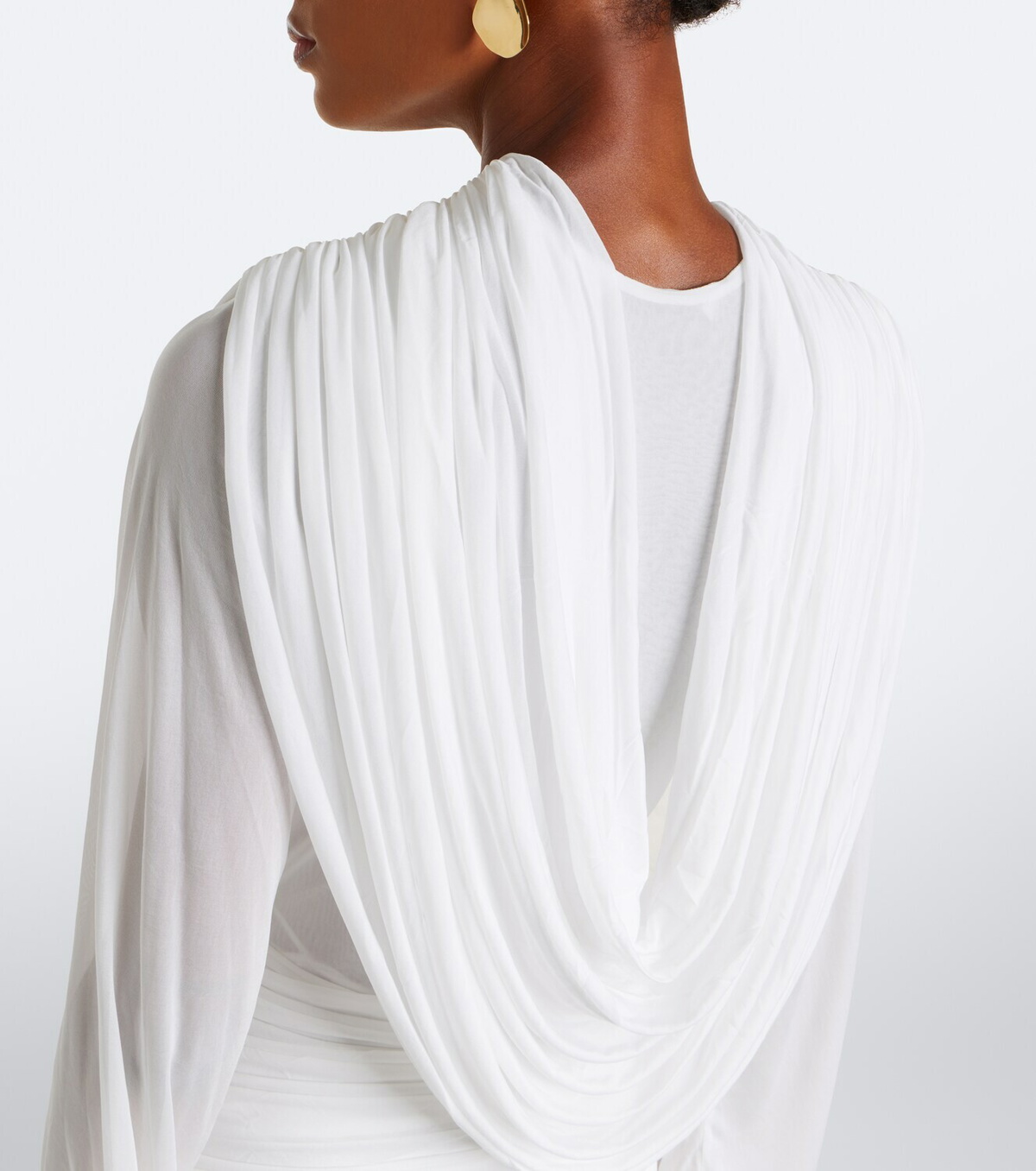Christopher Esber Ripple draped jersey gown