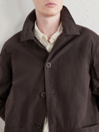 Casey Casey - Hugo Waxed Cotton Jacket - Brown
