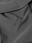 Pop Trading Company - Logo-Embroidered Shell Jacket - Gray