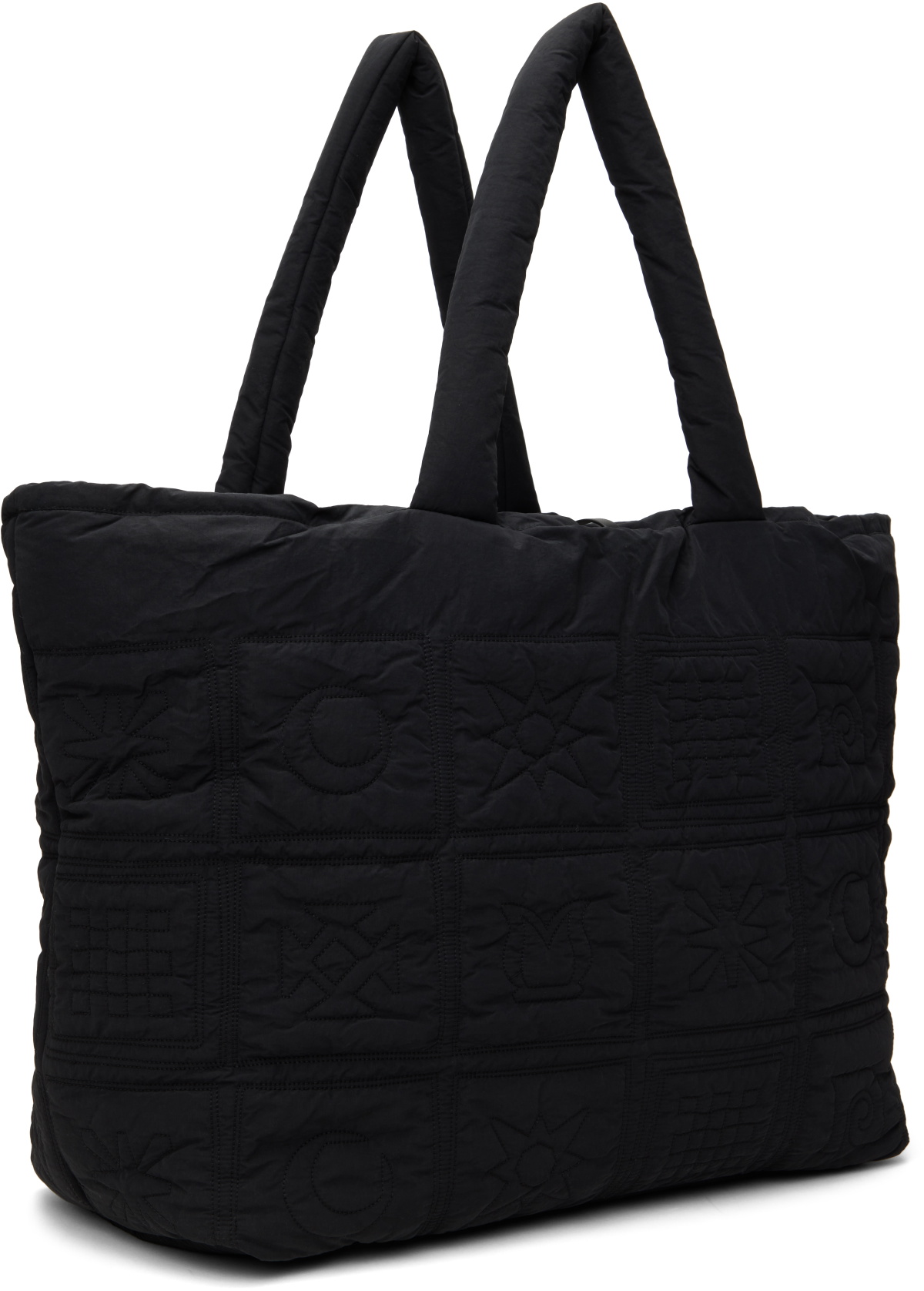 Nanushka Black Symbol Tote