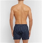Derek Rose - Nelson Printed Cotton Boxer Shorts - Men - Navy