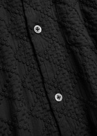 Smr Days Paraiso Embroidered Cotton Shirt Black