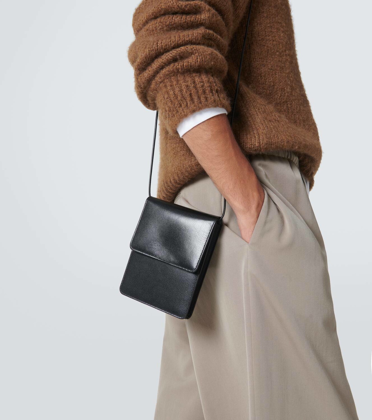 The Row Leather belt bag