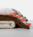 Loewe - Striped mohair-blend blanket