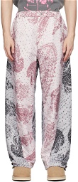 paria /FARZANEH Multicolor DPD Khaled Printed Trousers