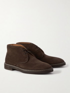 Mr P. - Lucien Regenerated Suede by evolo® Desert Boots - Brown