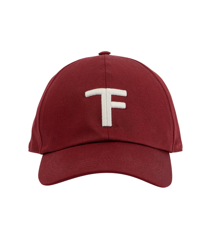 Photo: Tom Ford TF leather-trimmed canvas baseball cap