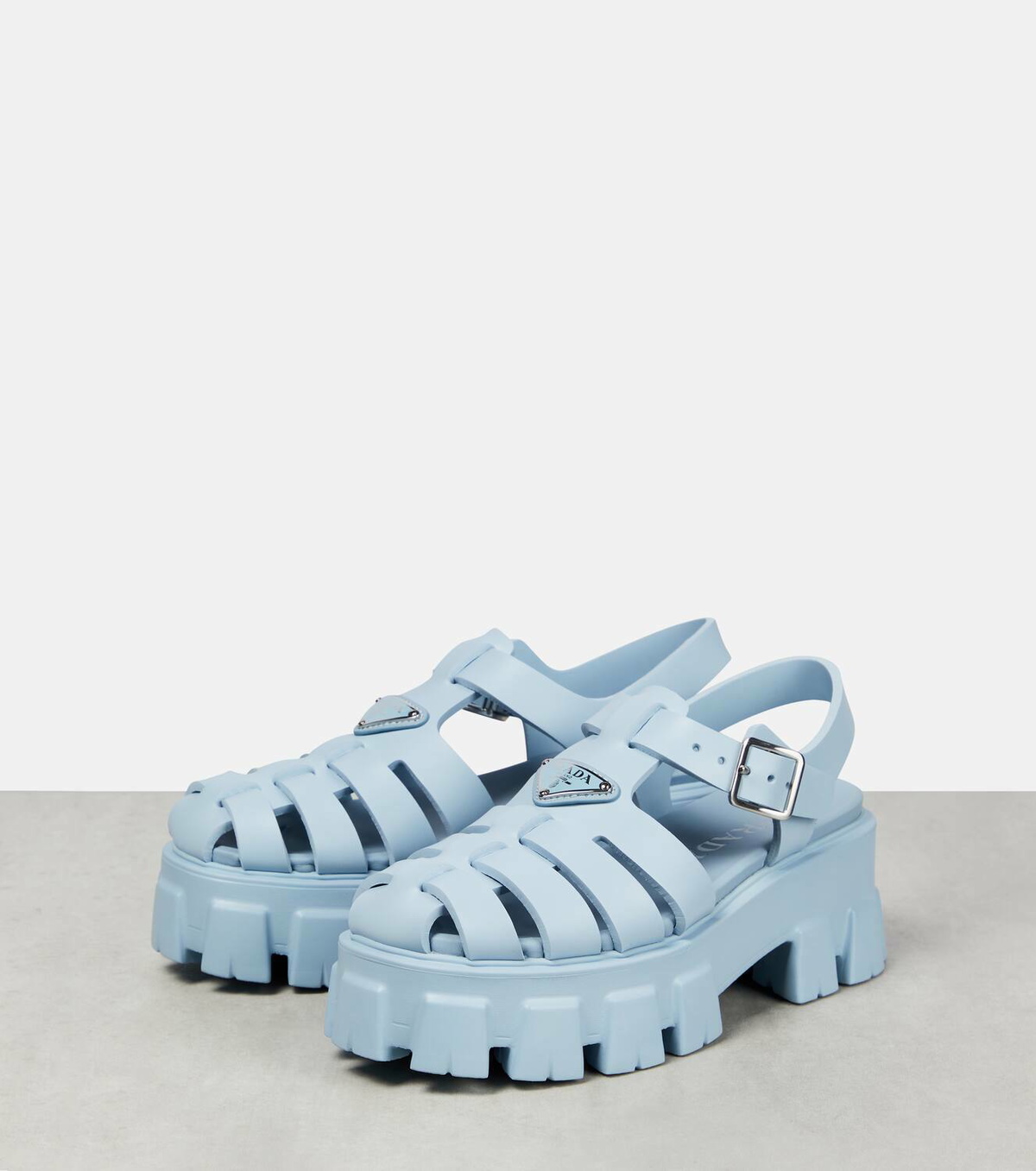 Prada Monolith platform sandals Prada