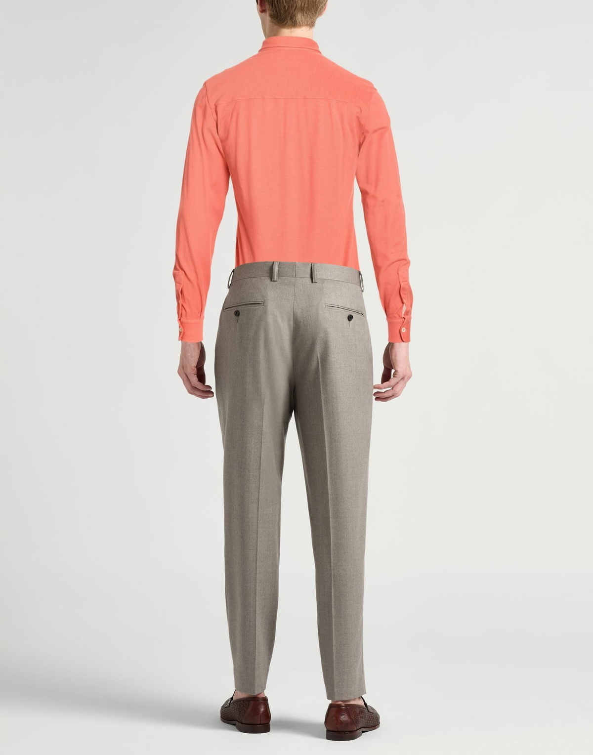 Fedeli Mens Shirt in Orange