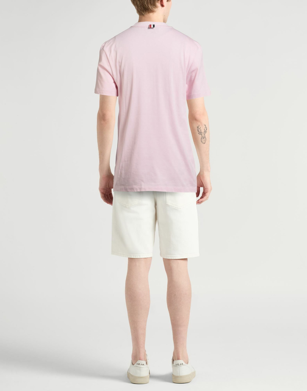 Thom Browne Mens T-shirt in Pink