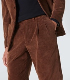 Incotex Cotton corduroy straight pants