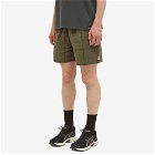 WTAPS Men's Seagull Check Short in Olive Drab