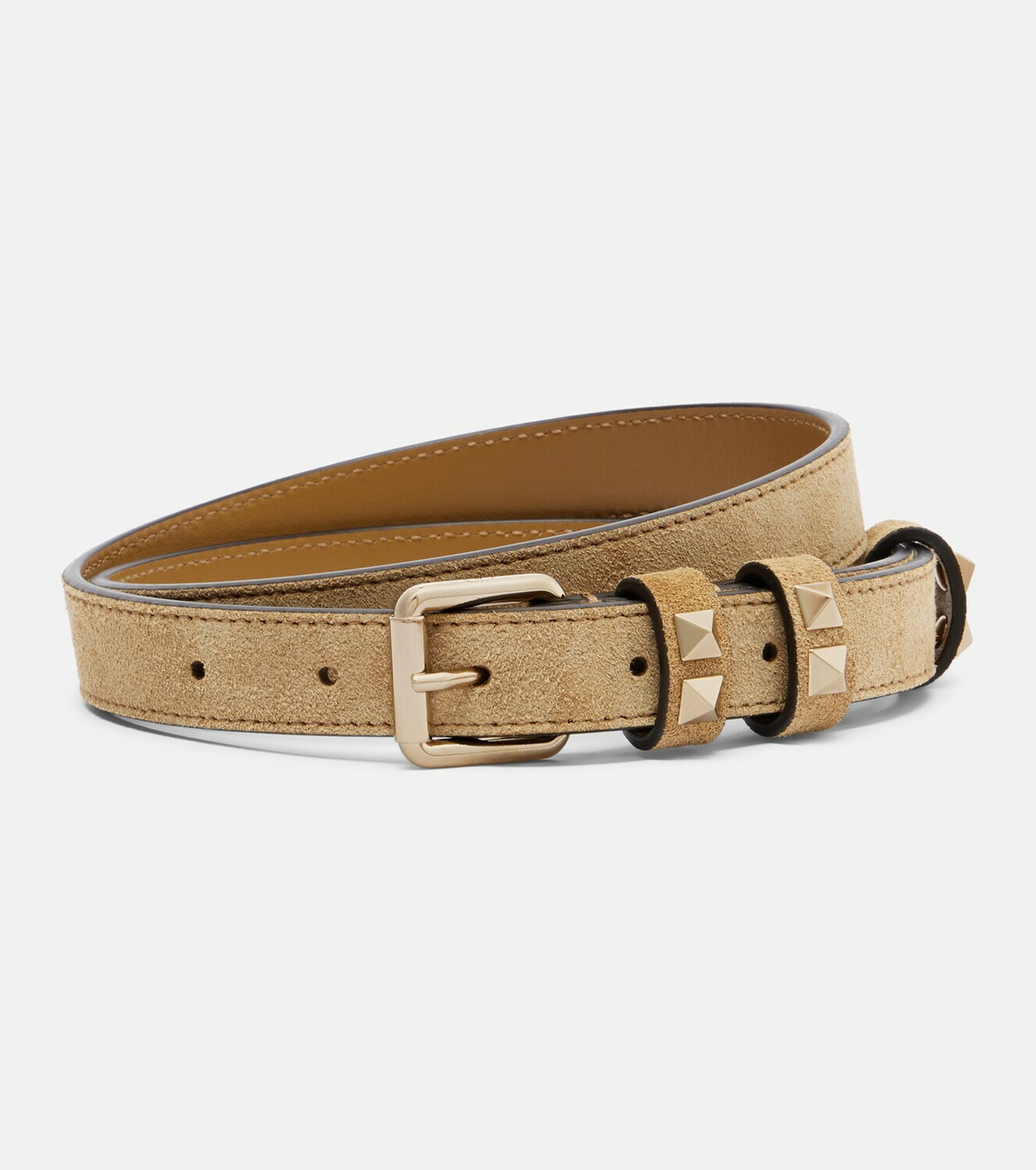 Valentino Garavani Rockstud suede belt