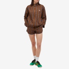 Wales Bonner Women's Life Shorts in Brown/Blue