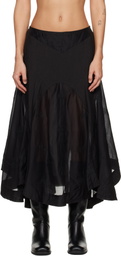 OUR LEGACY Black Petti Midi Skirt