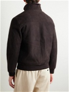 Theory - Marco Shearling Bomber Jacket - Brown