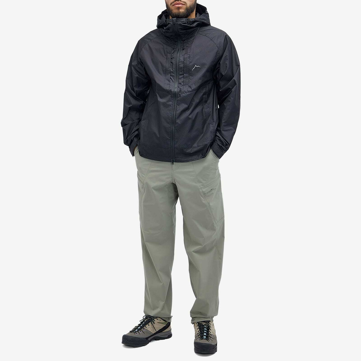 CAYL Men's Ripstop Nylon Jacket in Black