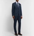 Canali - Storm-Blue Kei Slim-Fit Unstructured Wool Suit Jacket - Blue